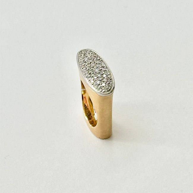 Ring Fillner Gelbgold 750, Platin 950 mit Brillanten 0,72 ct twsi 8650€ 6920€